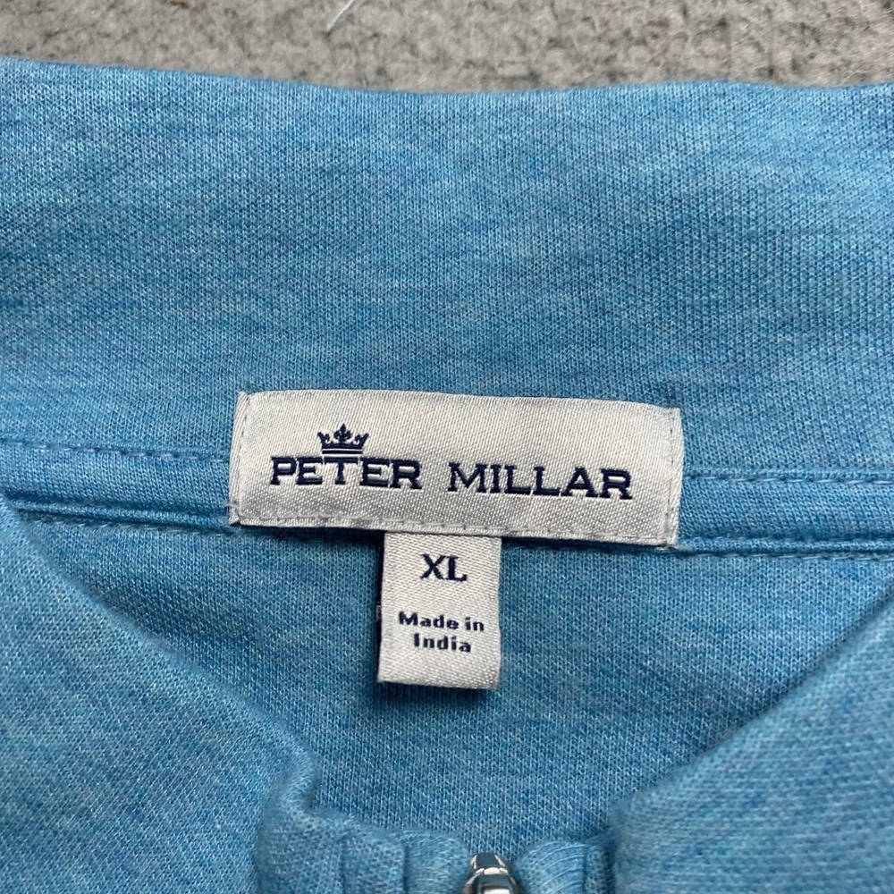 PETER MILLAR Sweater Mens Size XL Pullover Sweatshirt Extra Large Blue - Picture 3 of 8